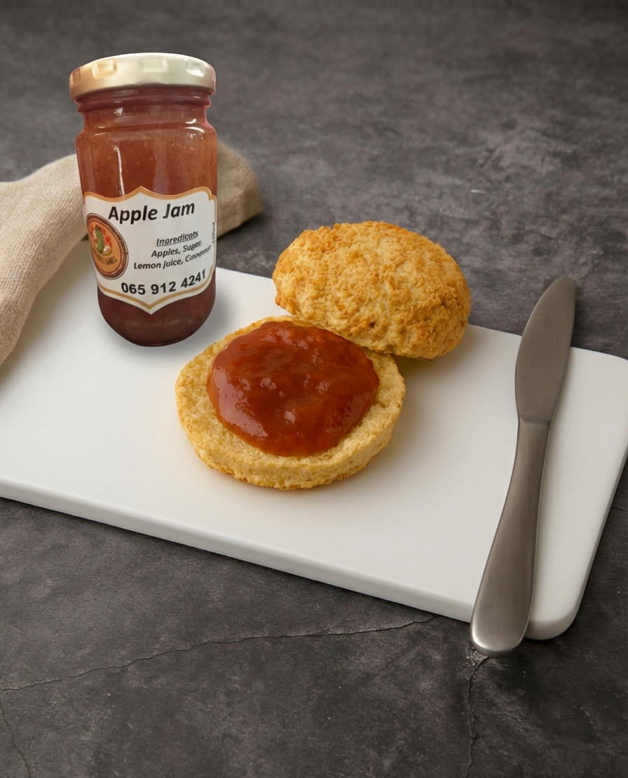 Apple Jam + Plate